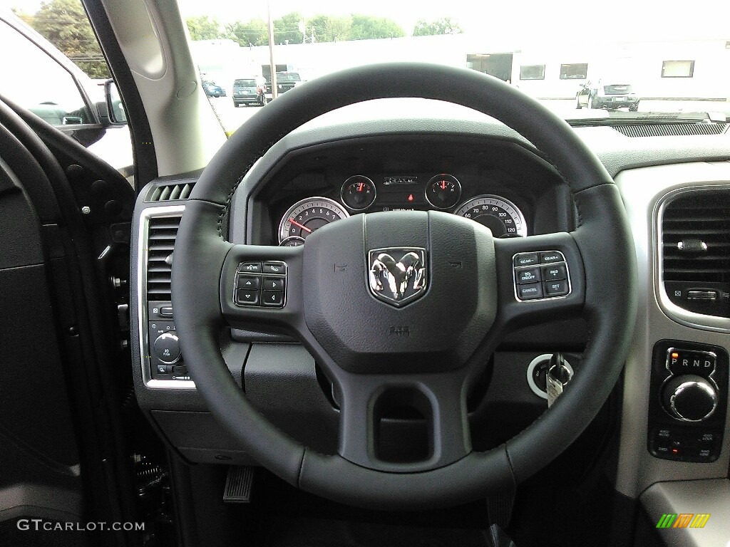 2018 1500 Big Horn Crew Cab 4x4 - Granite Crystal Metallic / Black/Diesel Gray photo #8