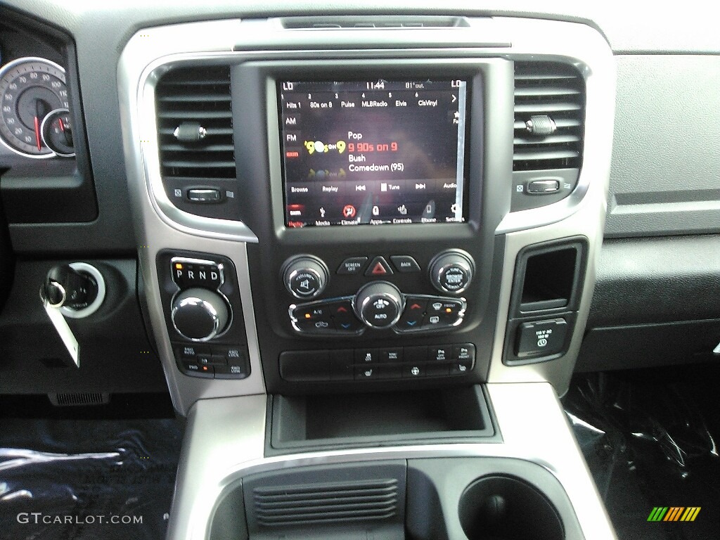 2018 1500 Big Horn Crew Cab 4x4 - Granite Crystal Metallic / Black/Diesel Gray photo #9