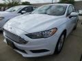 2018 Oxford White Ford Fusion SE  photo #1