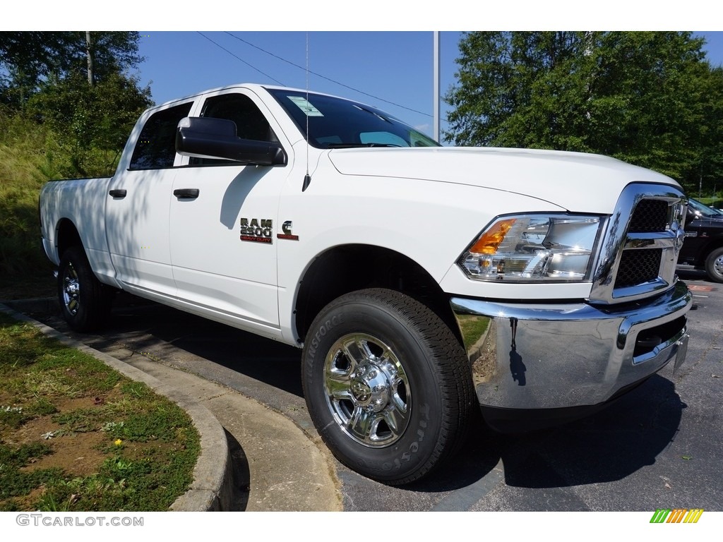 Bright White 2018 Ram 2500 Tradesman Crew Cab 4x4 Exterior Photo #122733506