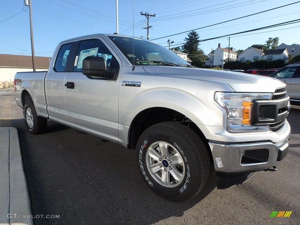 2018 F150 XLT SuperCab 4x4 - Ingot Silver / Earth Gray photo #3