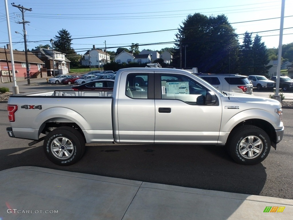 2018 F150 XLT SuperCab 4x4 - Ingot Silver / Earth Gray photo #4