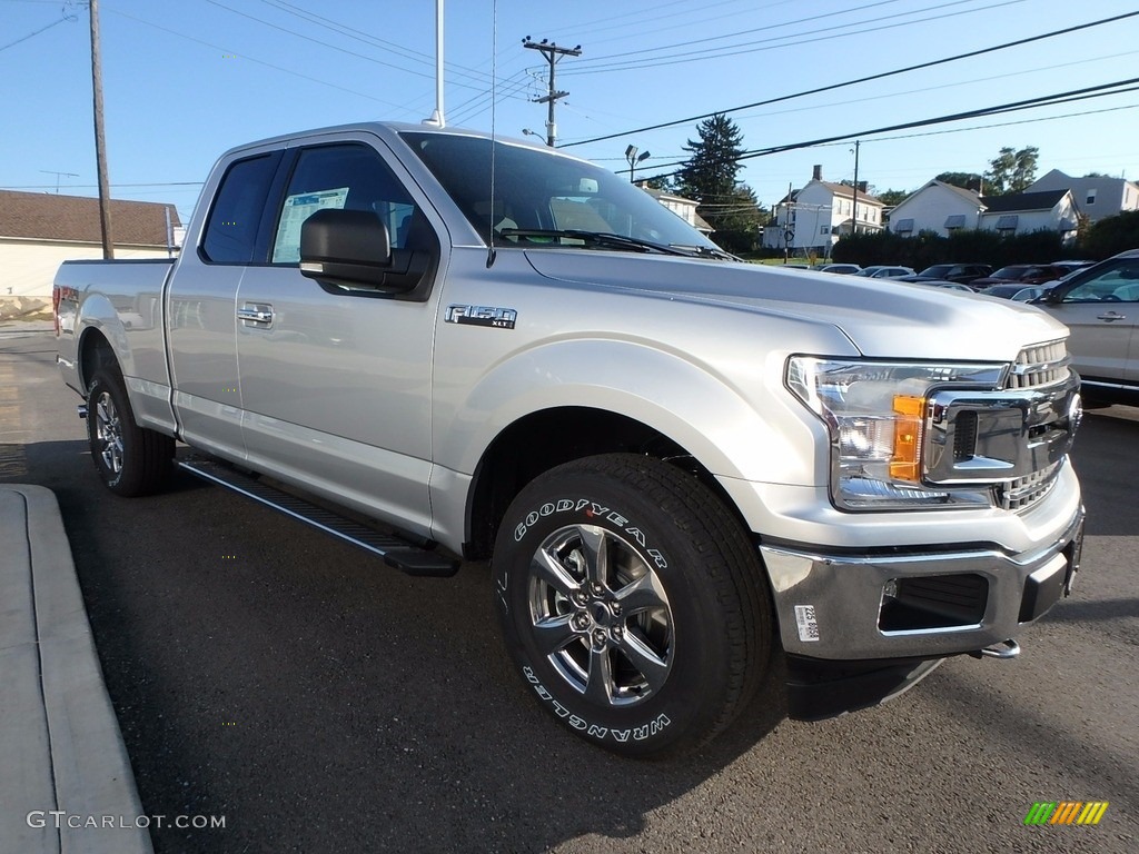 2018 F150 XLT SuperCab 4x4 - Ingot Silver / Earth Gray photo #3