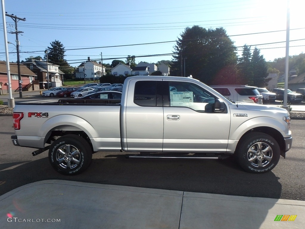 2018 F150 XLT SuperCab 4x4 - Ingot Silver / Earth Gray photo #4