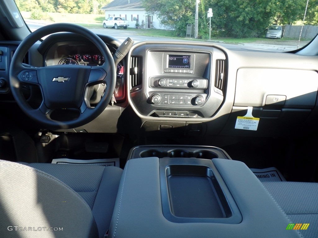 2017 Silverado 2500HD Work Truck Double Cab 4x4 - Summit White / Dark Ash/Jet Black photo #35