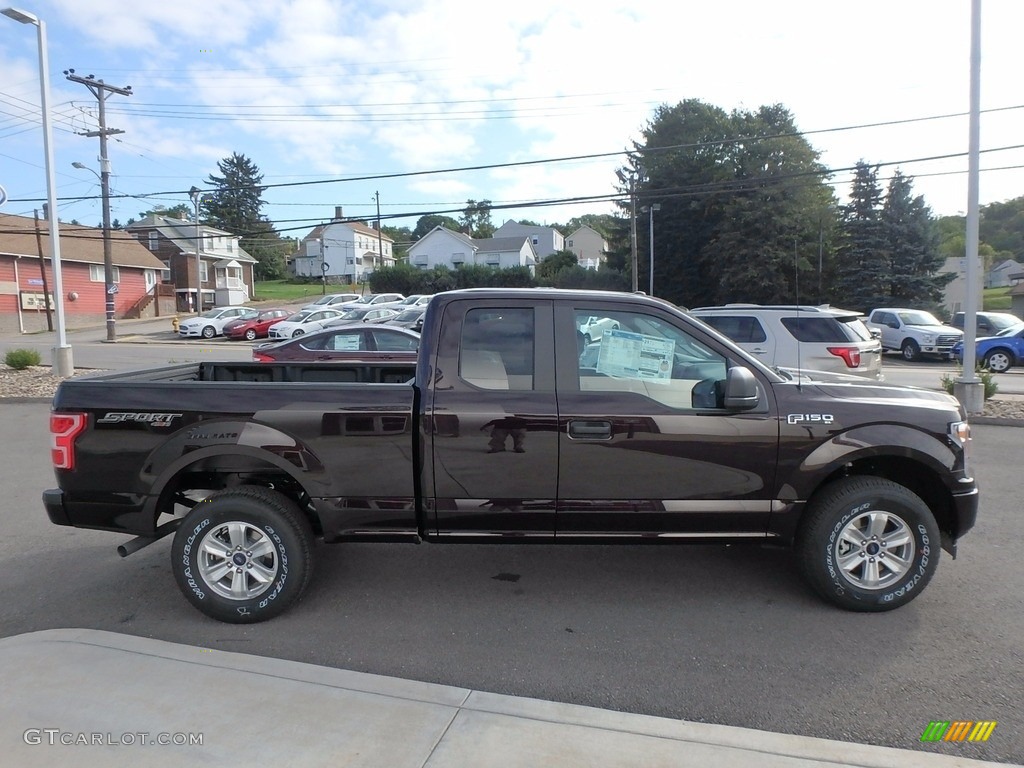 2018 F150 XL SuperCab 4x4 - Magma Red / Black photo #4