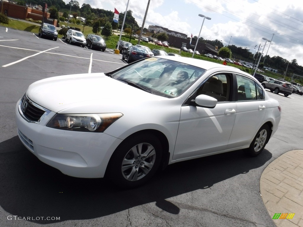 2009 Accord LX-P Sedan - Taffeta White / Ivory photo #5