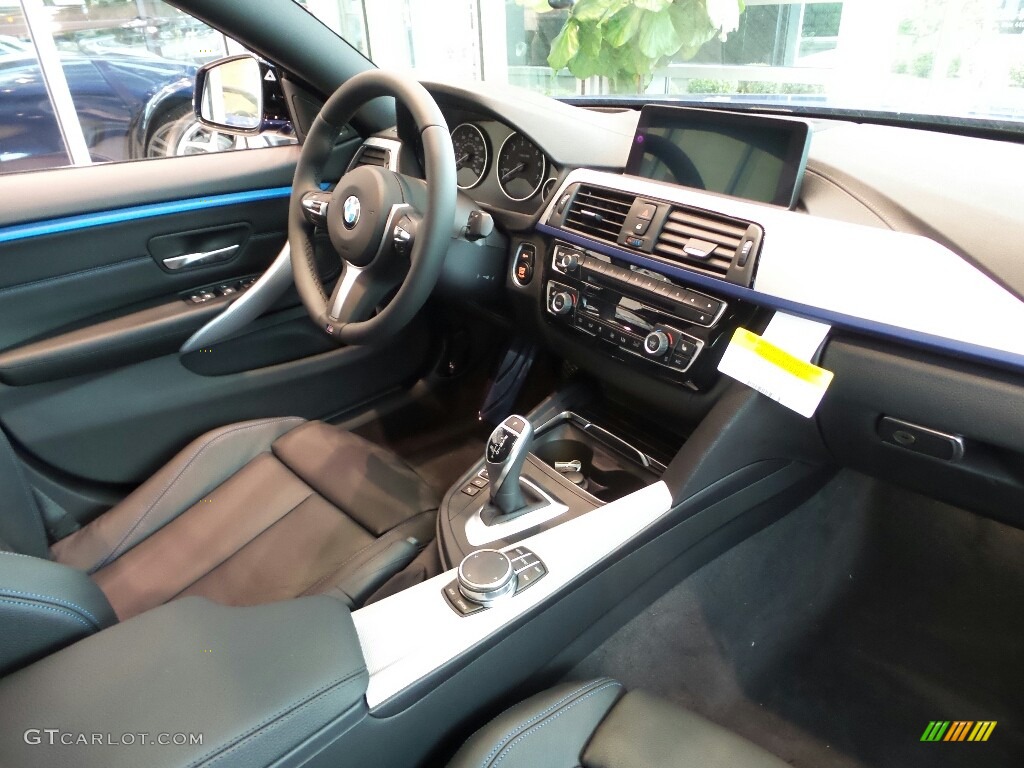 2018 BMW 4 Series 440i xDrive Gran Coupe Black Dashboard Photo #122735696