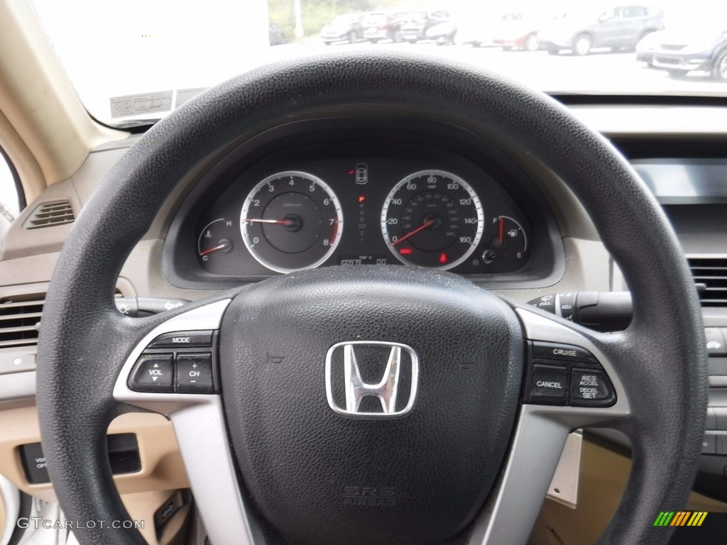 2009 Accord LX-P Sedan - Taffeta White / Ivory photo #19