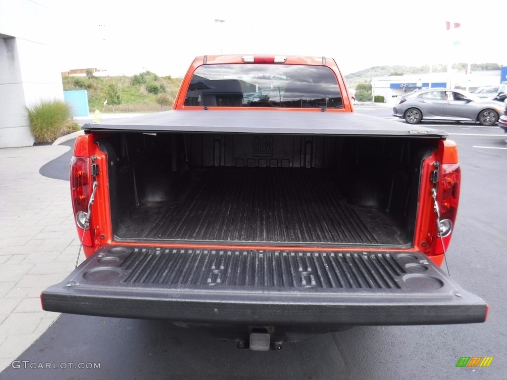 2008 Colorado LT Extended Cab 4x4 - Inferno Orange Metallic / Ebony photo #15