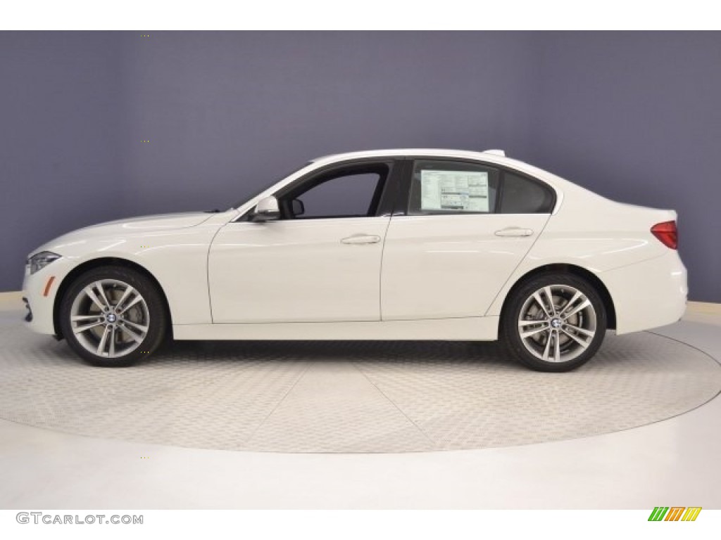 2017 3 Series 340i Sedan - Alpine White / Black photo #3