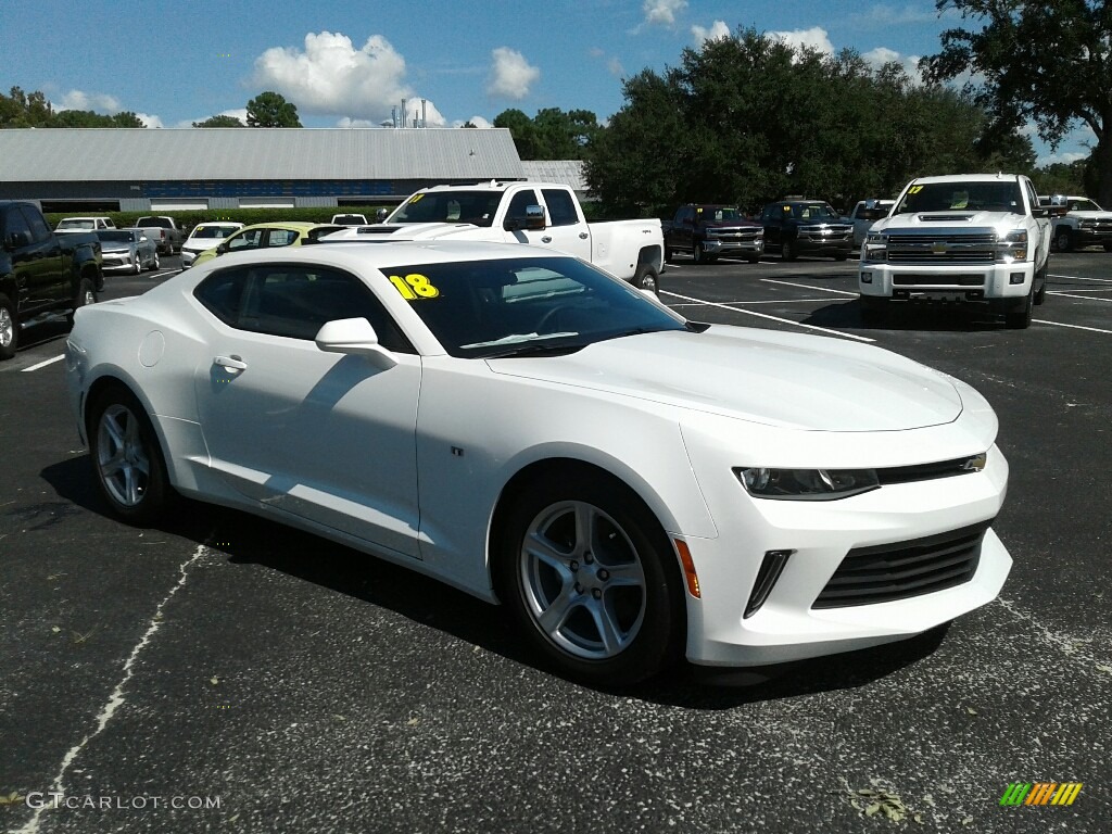 2018 Camaro LT Coupe - Summit White / Jet Black photo #7