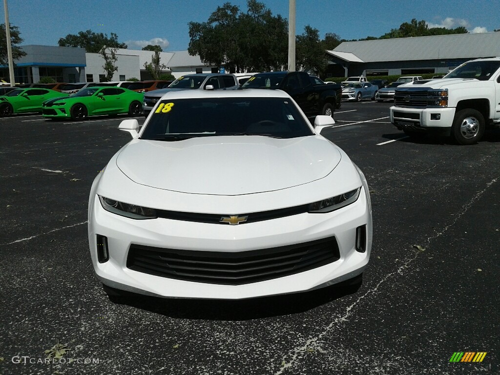 2018 Camaro LT Coupe - Summit White / Jet Black photo #8