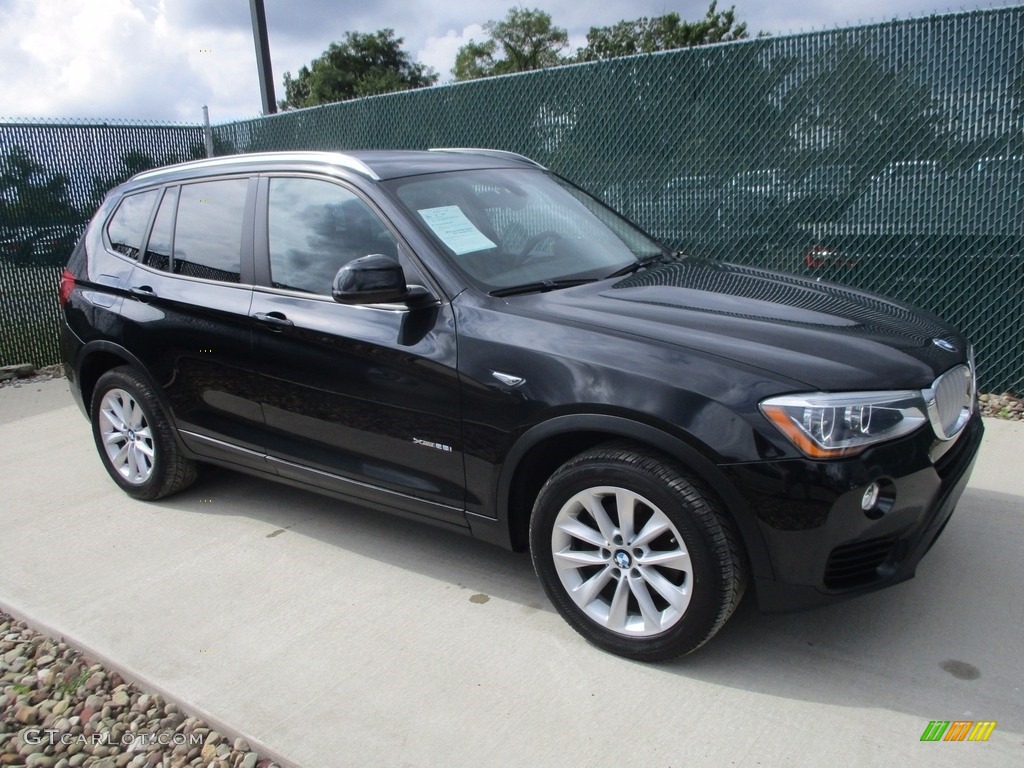 2015 X3 xDrive28i - Black Sapphire Metallic / Black photo #1