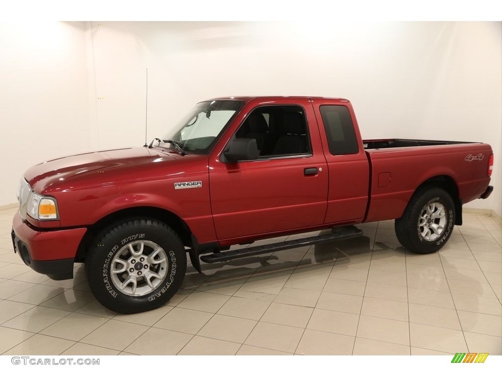 2011 Ranger XLT SuperCab 4x4 - Redfire Metallic / Medium Dark Flint photo #3