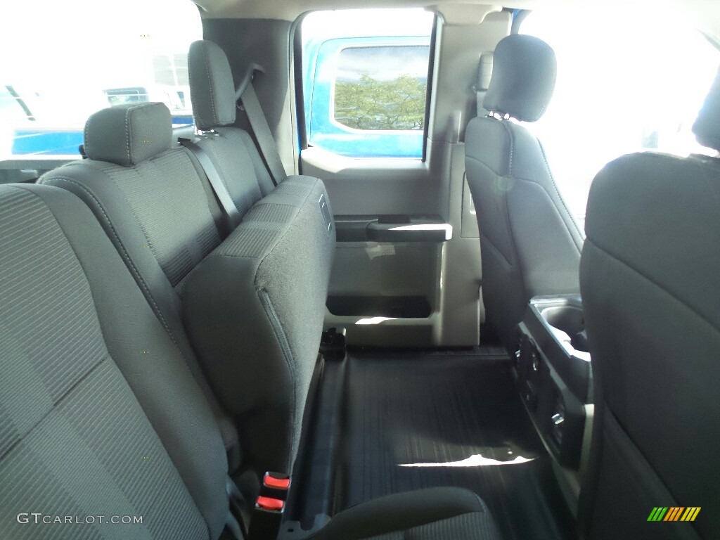 2017 F150 XL SuperCab 4x4 - Lightning Blue / Black photo #5