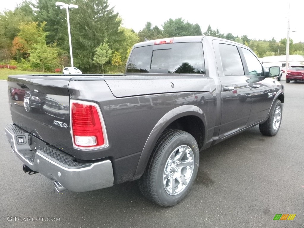 2018 1500 Laramie Crew Cab 4x4 - Granite Crystal Metallic / Black photo #5