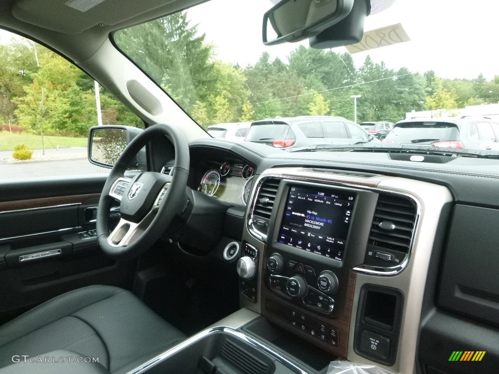 2018 Ram 1500 Laramie Crew Cab 4x4 Black Dashboard Photo #122745383