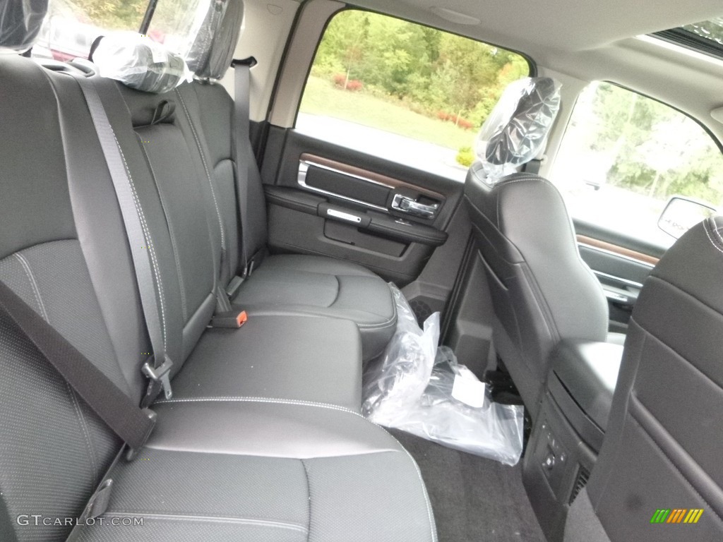 Black Interior 2018 Ram 1500 Laramie Crew Cab 4x4 Photo #122745410