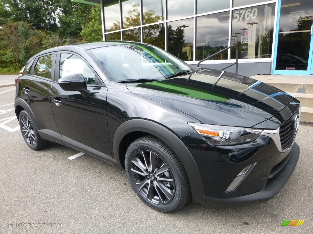 Jet Black Mica 2018 Mazda CX-3 Touring AWD Exterior Photo #122745743