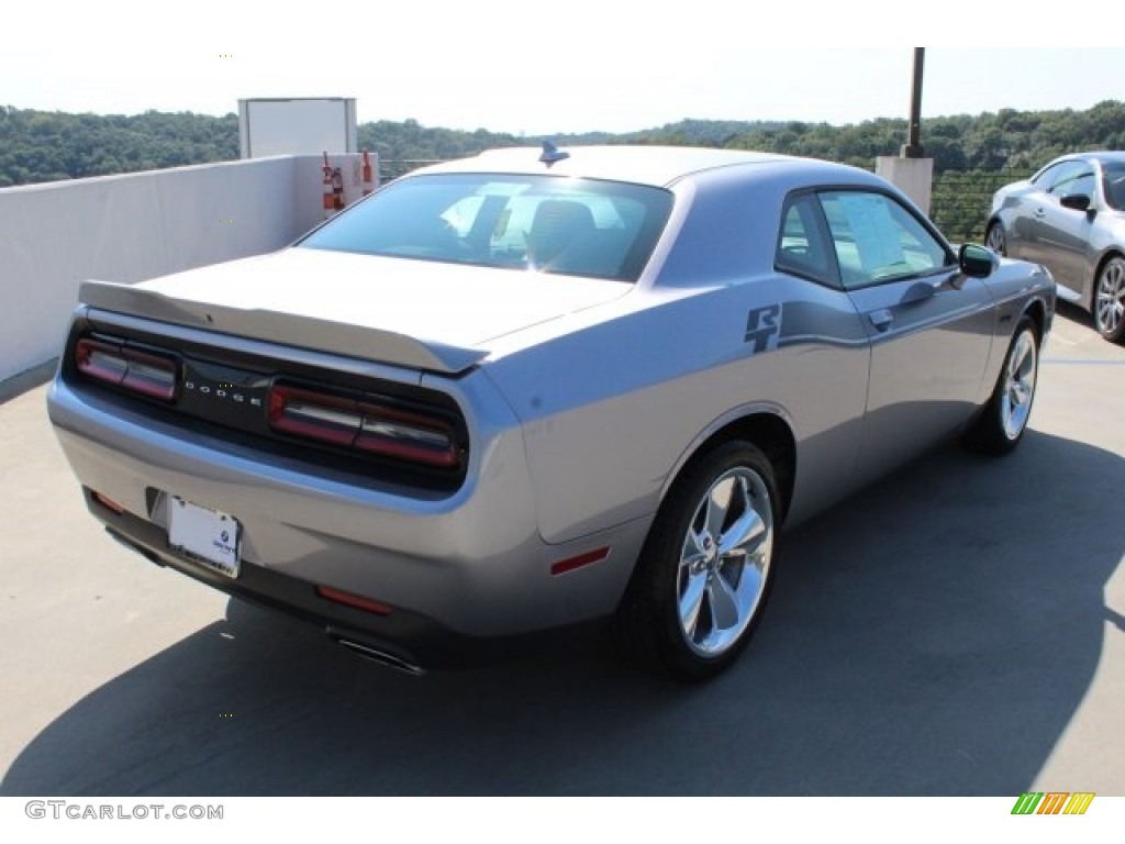 2016 Challenger R/T Plus - Granite Crystal Metallic / Black/Ruby Red photo #9