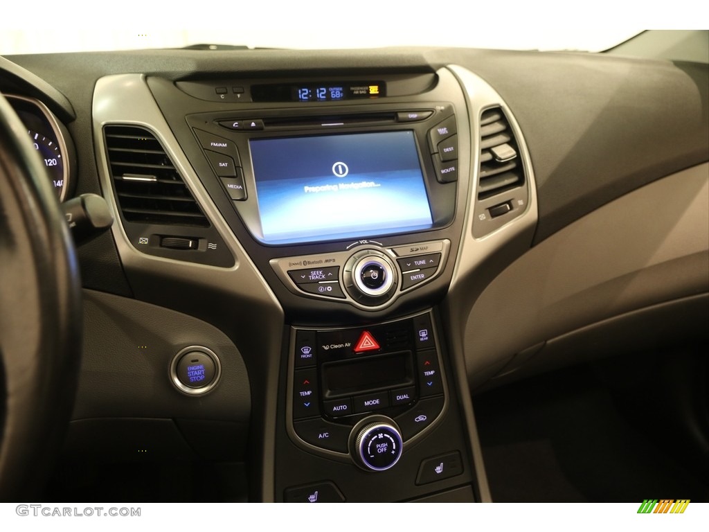 2014 Elantra Limited Sedan - Black / Gray photo #8