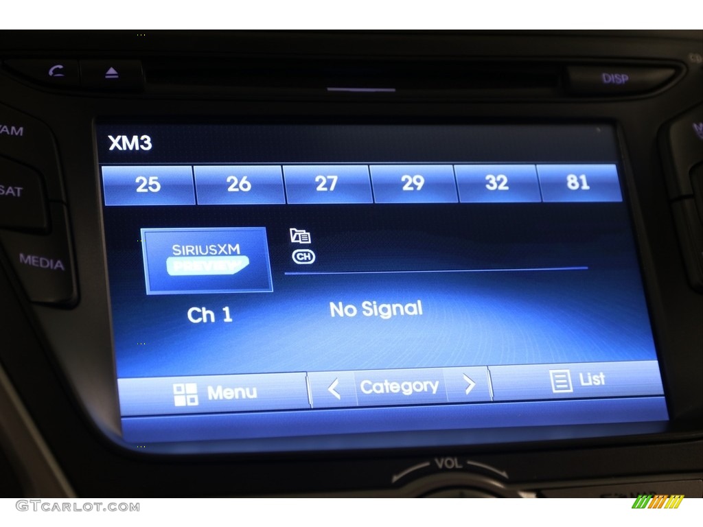 2014 Elantra Limited Sedan - Black / Gray photo #10