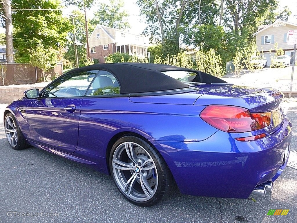 2015 M6 Convertible - San Marino Blue Metallic / Silverstone photo #3
