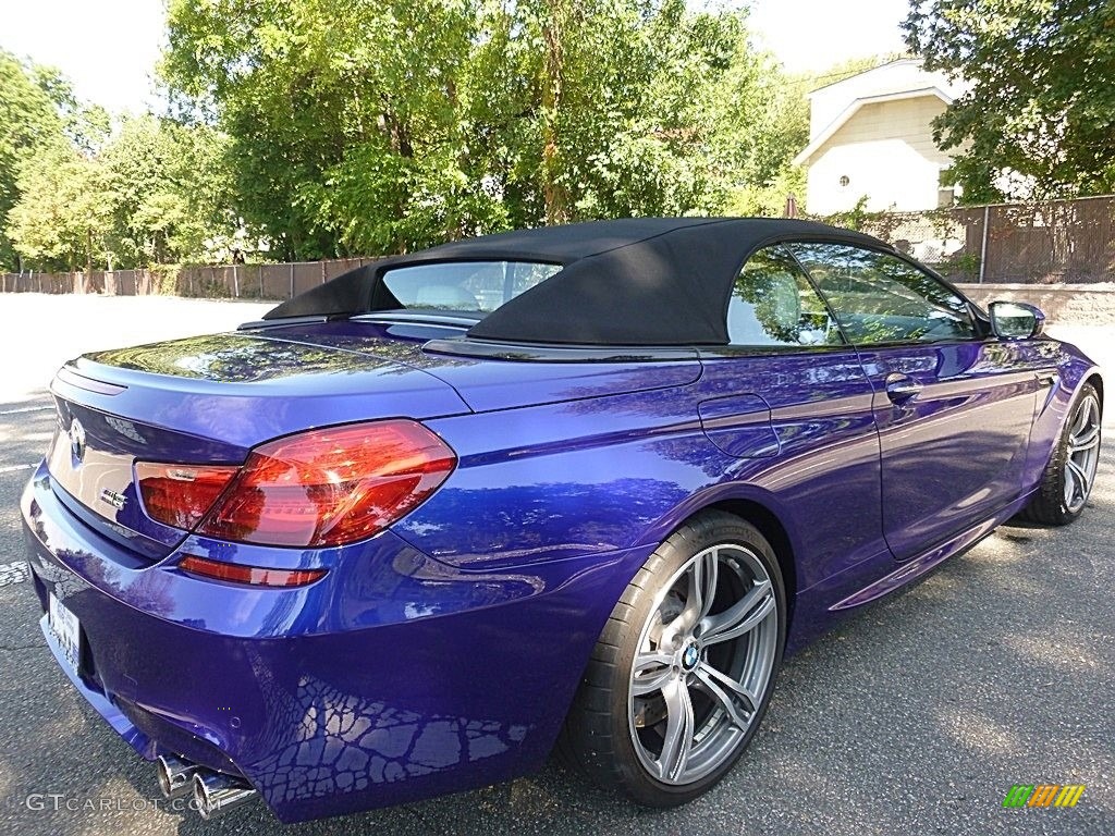 2015 M6 Convertible - San Marino Blue Metallic / Silverstone photo #5