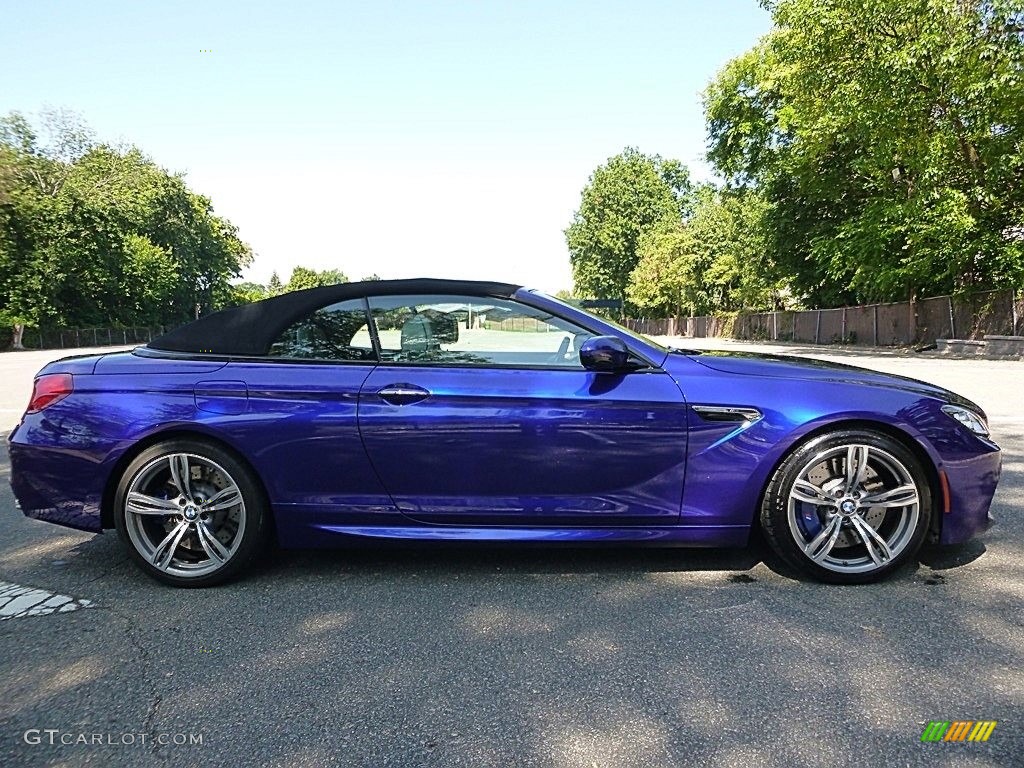 2015 M6 Convertible - San Marino Blue Metallic / Silverstone photo #6