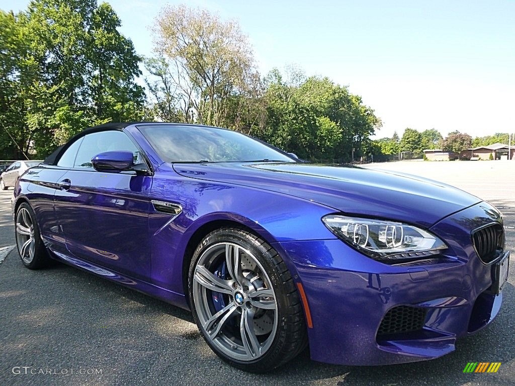 2015 M6 Convertible - San Marino Blue Metallic / Silverstone photo #7