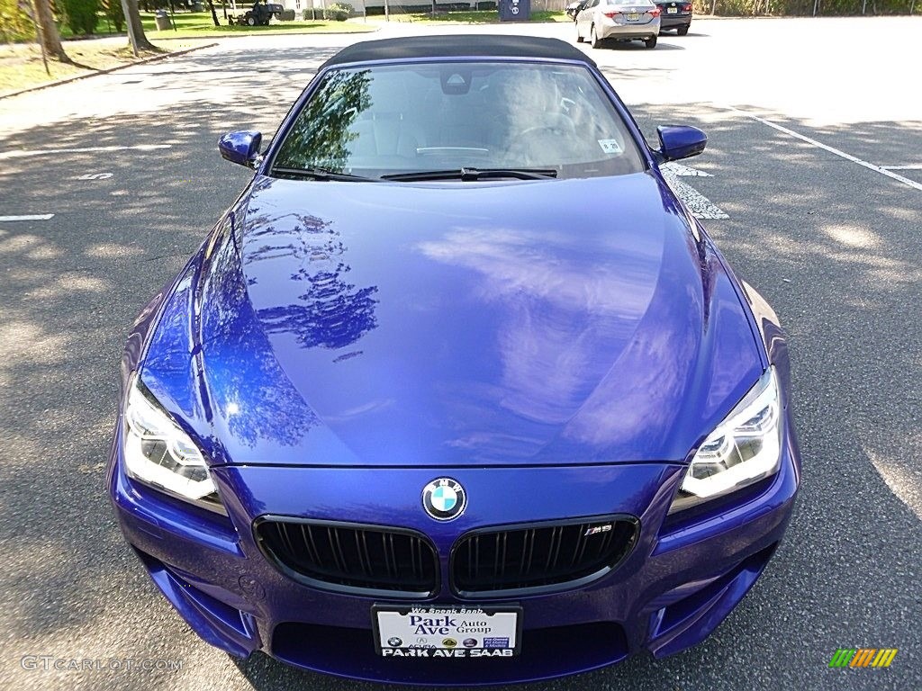 2015 M6 Convertible - San Marino Blue Metallic / Silverstone photo #8