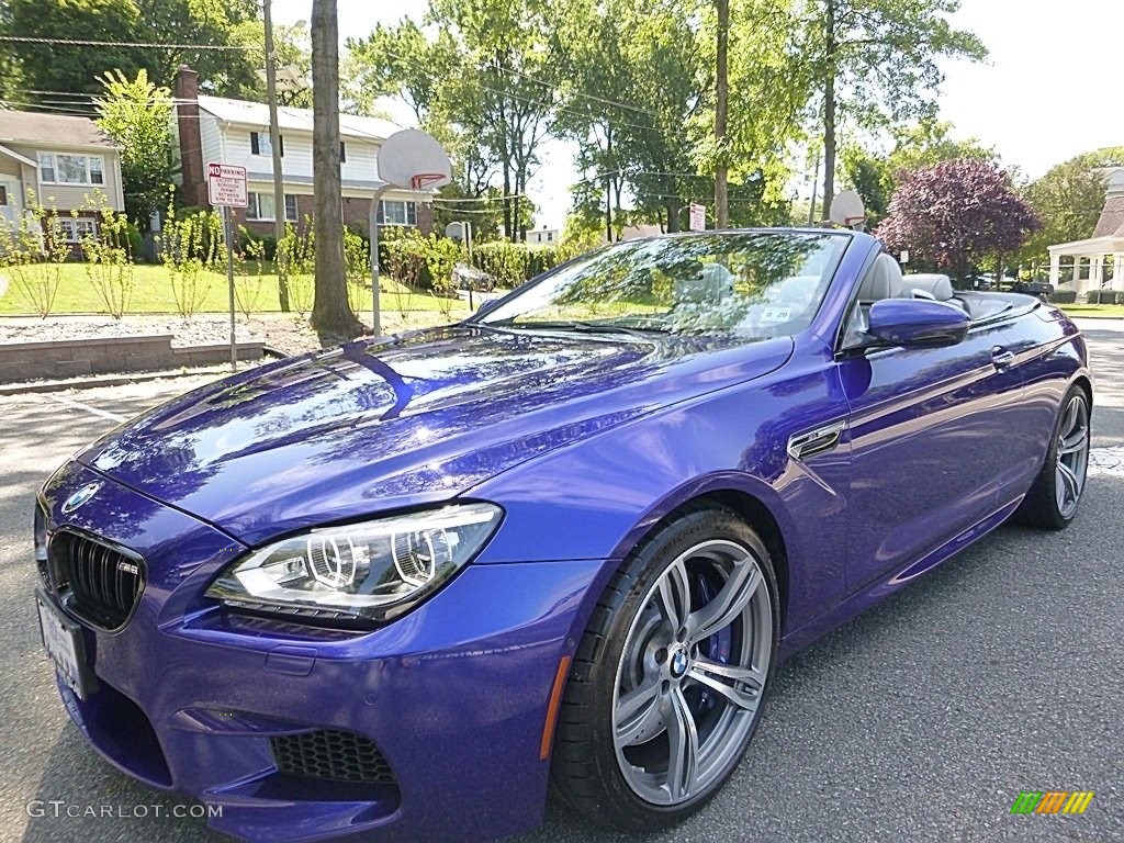 2015 M6 Convertible - San Marino Blue Metallic / Silverstone photo #10