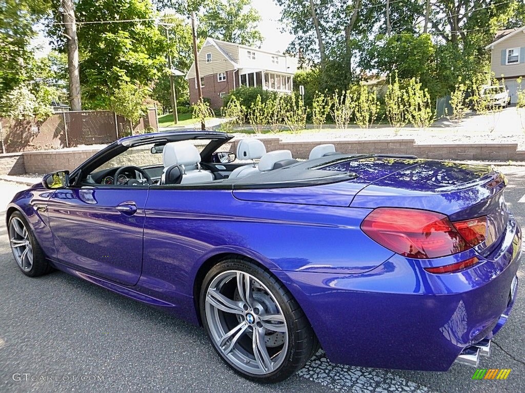 2015 M6 Convertible - San Marino Blue Metallic / Silverstone photo #12