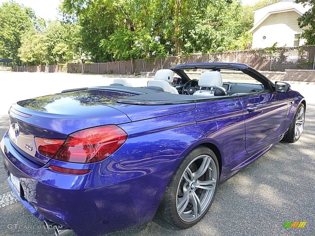 2015 M6 Convertible - San Marino Blue Metallic / Silverstone photo #14