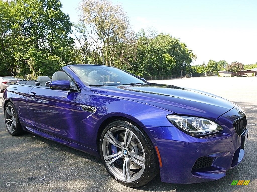 2015 M6 Convertible - San Marino Blue Metallic / Silverstone photo #16