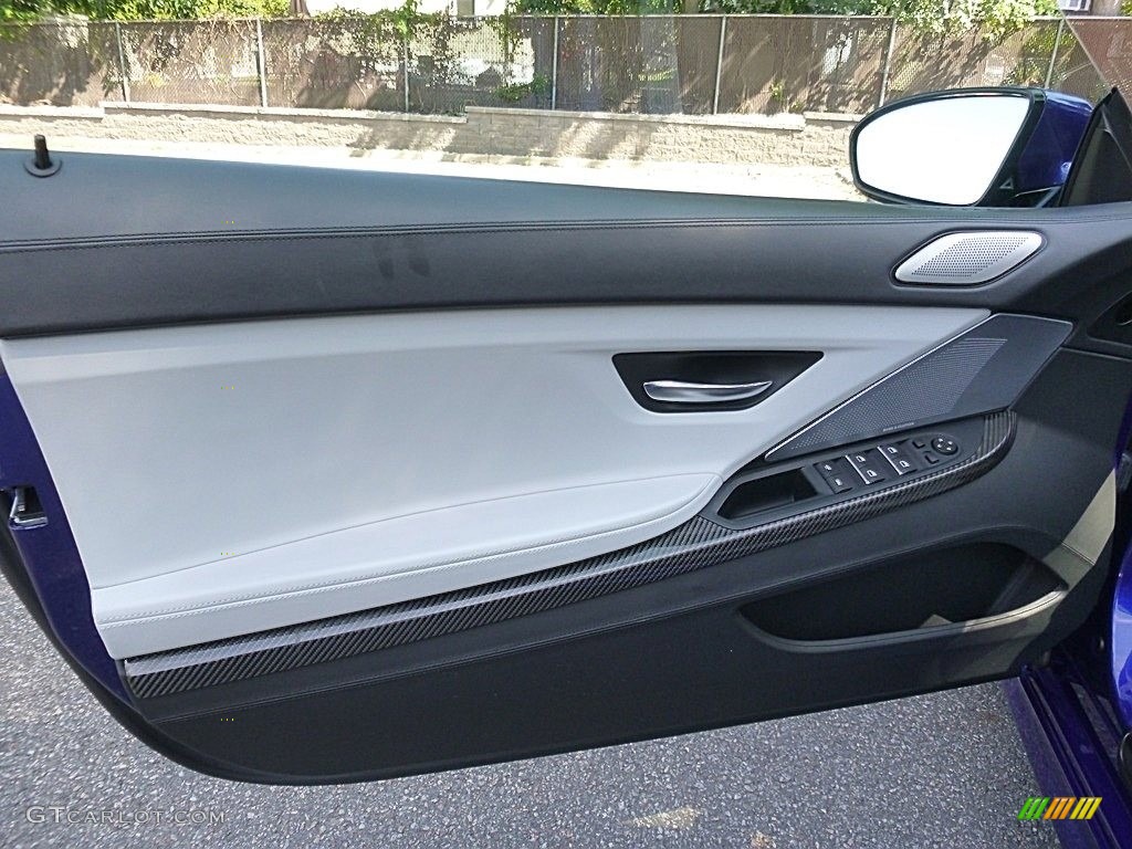 2015 BMW M6 Convertible Silverstone Door Panel Photo #122752208