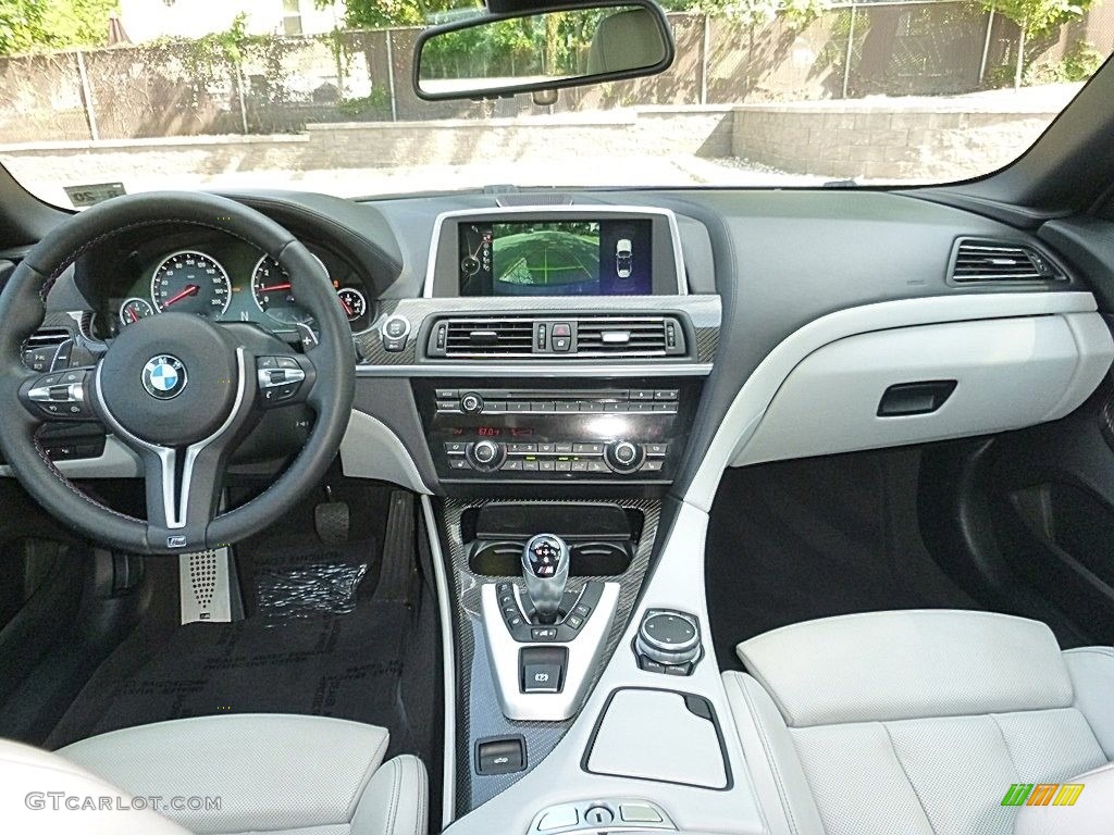2015 BMW M6 Convertible Silverstone Dashboard Photo #122752394