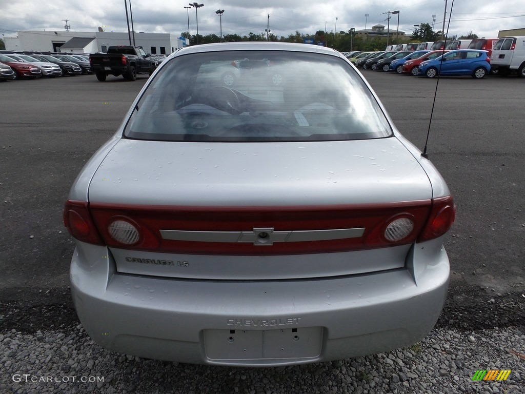 2003 Cavalier LS Sedan - Ultra Silver Metallic / Graphite Gray photo #3