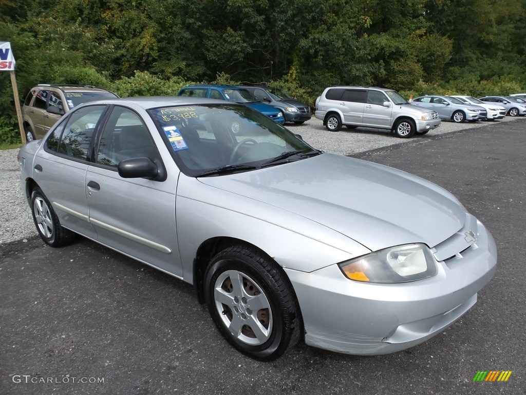 2003 Cavalier LS Sedan - Ultra Silver Metallic / Graphite Gray photo #5