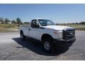 Oxford White - F250 Super Duty XL Regular Cab 4x4 Photo No. 3