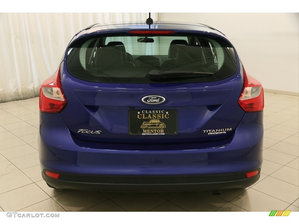 2013 Focus Titanium Hatchback - Performance Blue / Charcoal Black photo #15