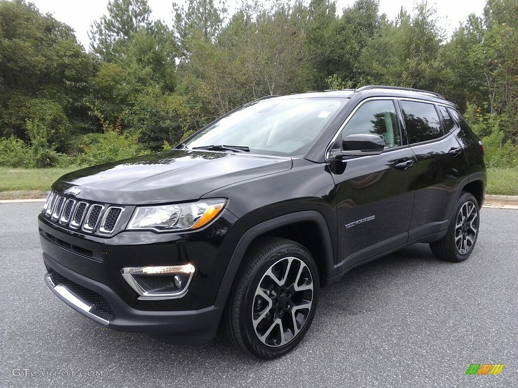 2018 Compass Limited 4x4 - Diamond Black Crystal Pearl / Black photo #2