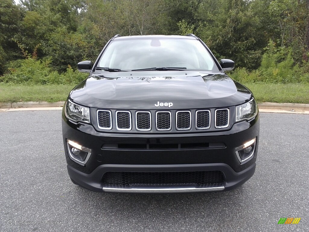 2018 Compass Limited 4x4 - Diamond Black Crystal Pearl / Black photo #3