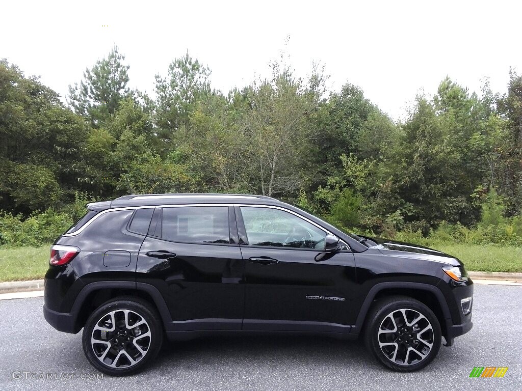 2018 Compass Limited 4x4 - Diamond Black Crystal Pearl / Black photo #5