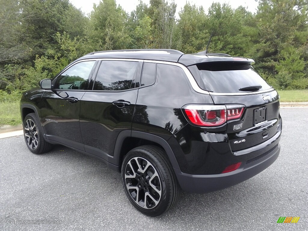 2018 Compass Limited 4x4 - Diamond Black Crystal Pearl / Black photo #8