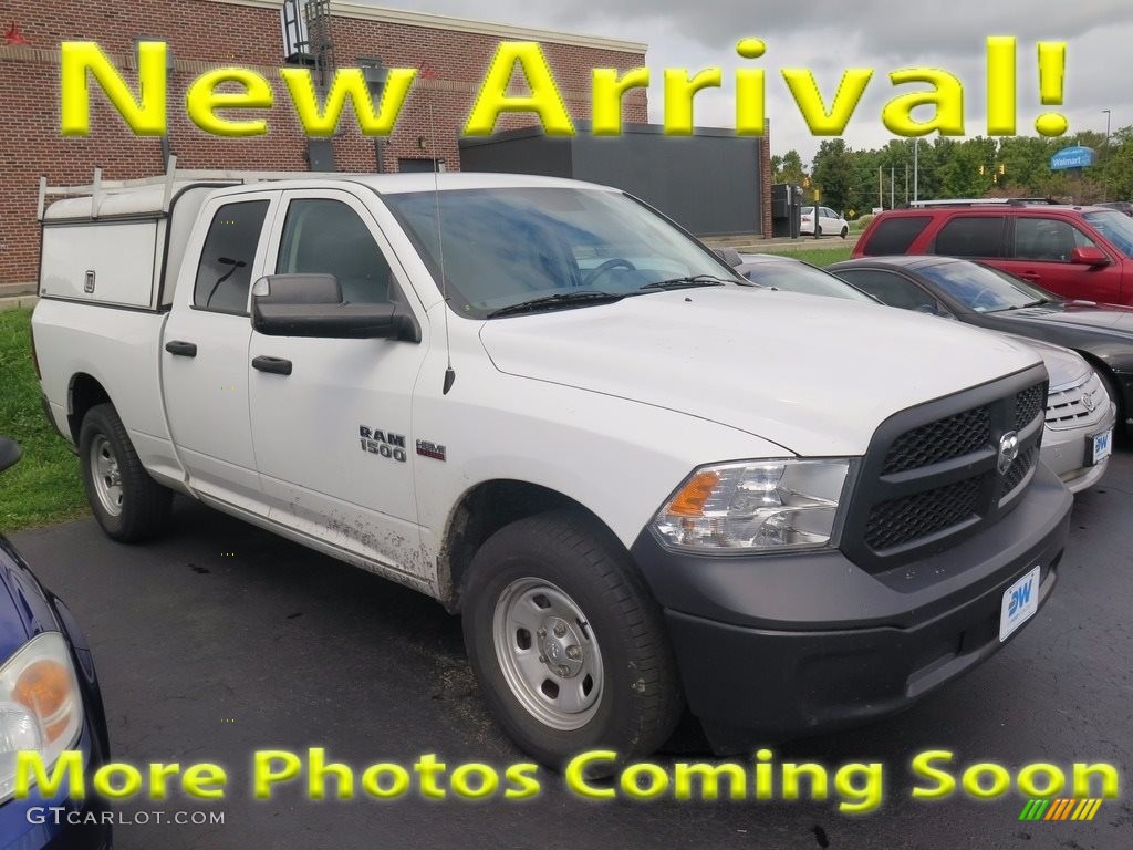 2015 1500 Tradesman Quad Cab 4x4 - Bright White / Black/Diesel Gray photo #1