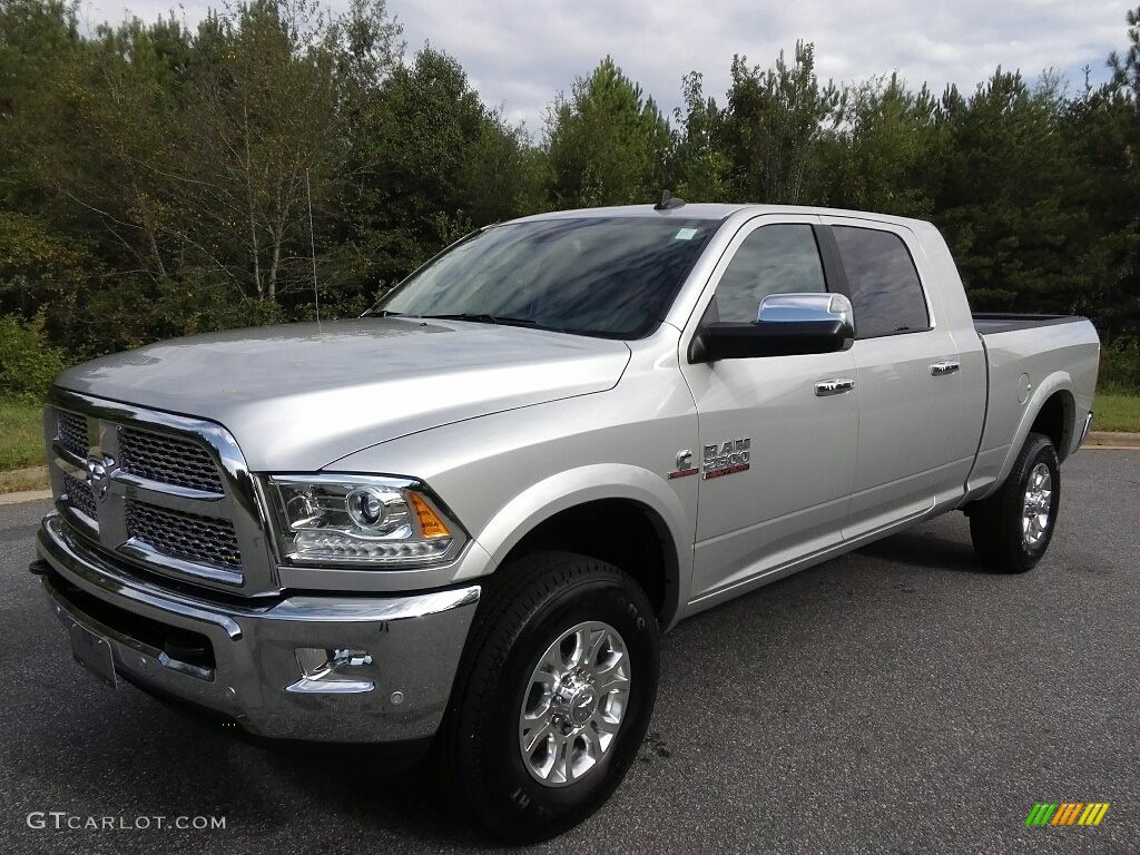 Bright Silver Metallic 2018 Ram 2500 Laramie Mega Cab 4x4 Exterior Photo #122755736