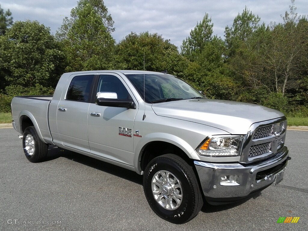Bright Silver Metallic 2018 Ram 2500 Laramie Mega Cab 4x4 Exterior Photo #122755808