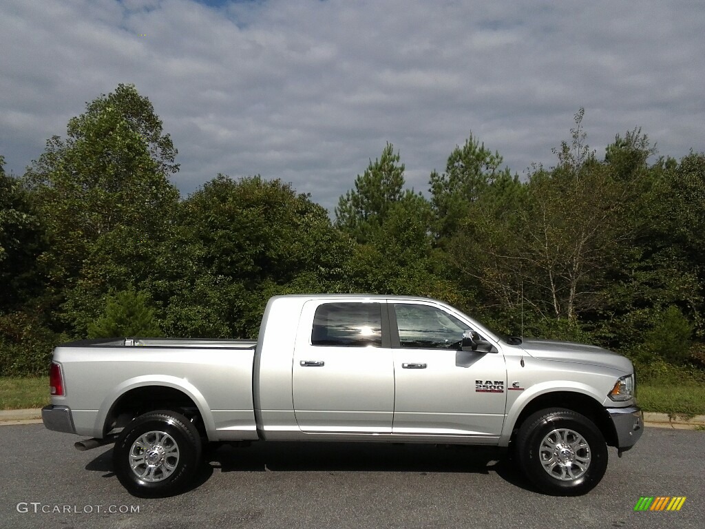 Bright Silver Metallic 2018 Ram 2500 Laramie Mega Cab 4x4 Exterior Photo #122755847